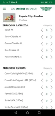 Wingstop México android App screenshot 2